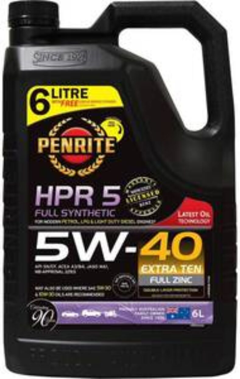 penrite-hpr-5-engine-oil-–-5w-40-6-litre-$54.99-+-delivery-($0-c&c/-in-store)-@-supercheap-auto