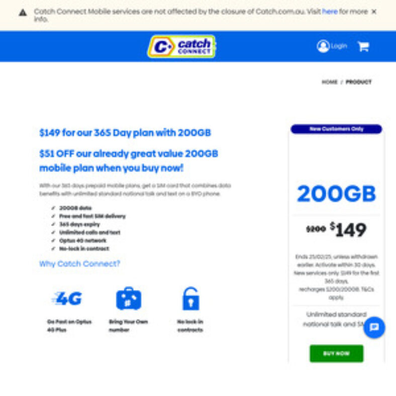 catch-connect-365-day-mobile-plan-–-$149-for-365-day-plan-with-200gb-(save-$51)