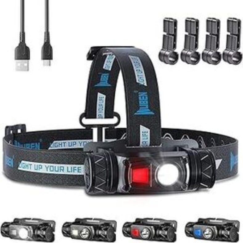 wuben-h1-rechargeable-led-headlamp,-1200-lumens,-ip68,-usb-c-$39.51-delivered-@-newlight-amazon-au