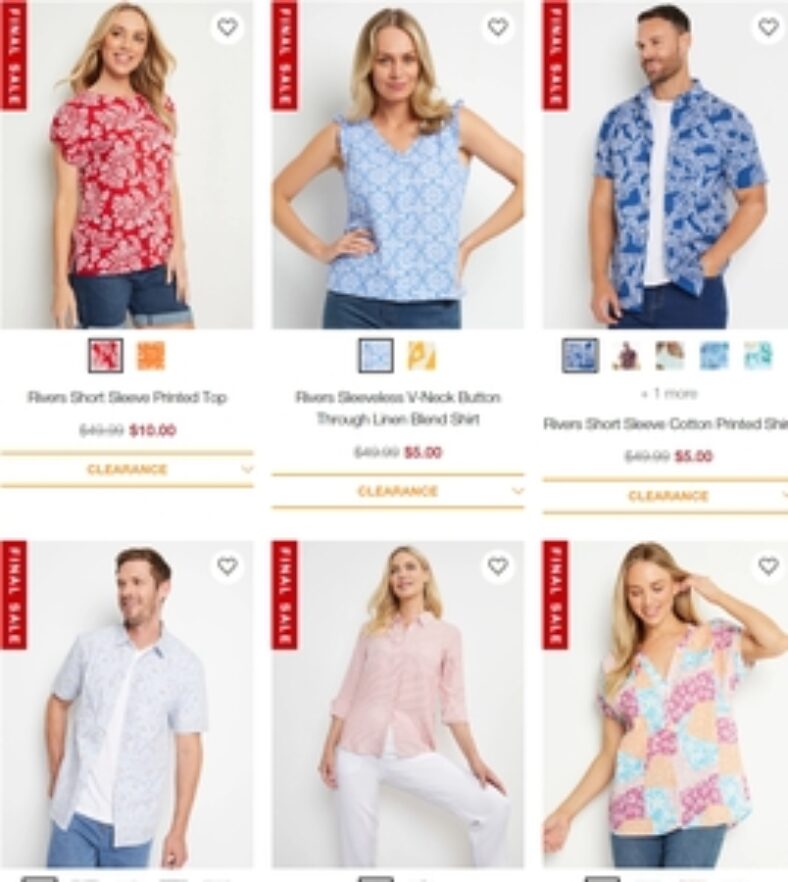 selected-mosaic-brands-clothing-&-shoes-$10-each-+-$12.95-delivery-($0-with-$120-order)-@-rivers-(online-only)