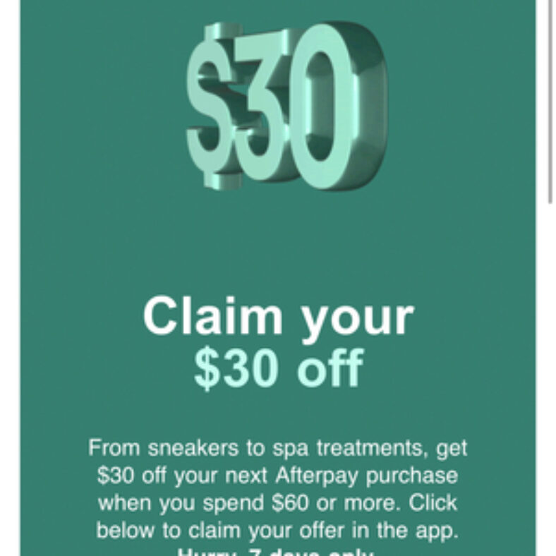 afterpay-$30-off-$60