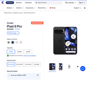 google-pixel-9-pro-128gb-$999,-256gb-$1149-(in-store/free-delivery)-@-telstra-store