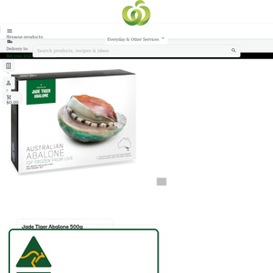[vic]-jade-tiger-abalone-500g-$23-(additional-10%-off-with-everyday-extra)-@-woolworths