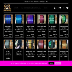 dual/tri/rainbow-colour-silk-pla-$15-+-delivery-(free-shipping-at-$80)-@-koala-filament