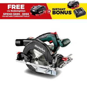 metabo-ks-18-ltx-57-bl-165mm-circular-saw-+-bonus-5.5ah-battery-&-charger-$279-del-/-c&c-@-sydney-tools