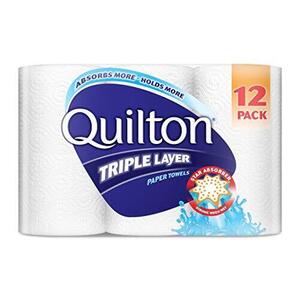 quilton-3-ply-paper-towel-12-pack-$960-($8.64-via-sub-&-save)-+-delivery-($0-with-prime/-$59-spend)-@-amazon-au