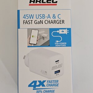 arlec-45w-usb-c-&-a-gan-charger-$10-@-coles