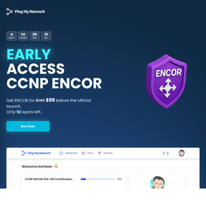 gamified-ccnp-encor-learning-(lifetime-access)-us$99-(~a$140)-@-ping-my-network